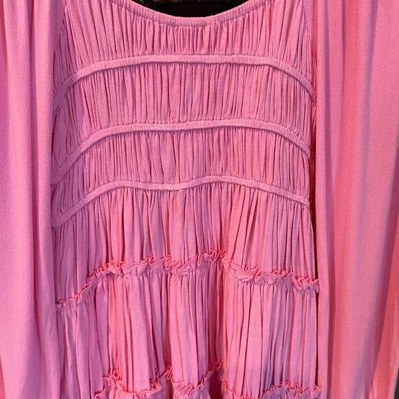 NWT, Chelsea & Violet Women’s Oversized XS Smocked Balloon Sleeve Tiered, K634 - Picture 10 of 14